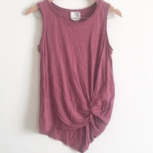 {Anthropologie}Everleigh Marna Knit Pink Top Sz XS